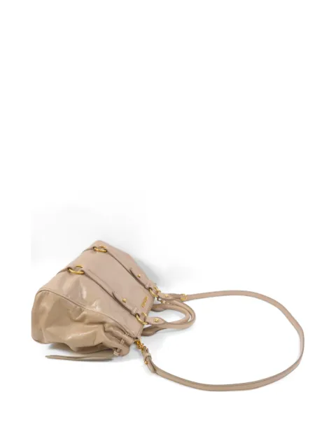 Miu Miu Pre-Owned Vitello two-way calfskin tote bag