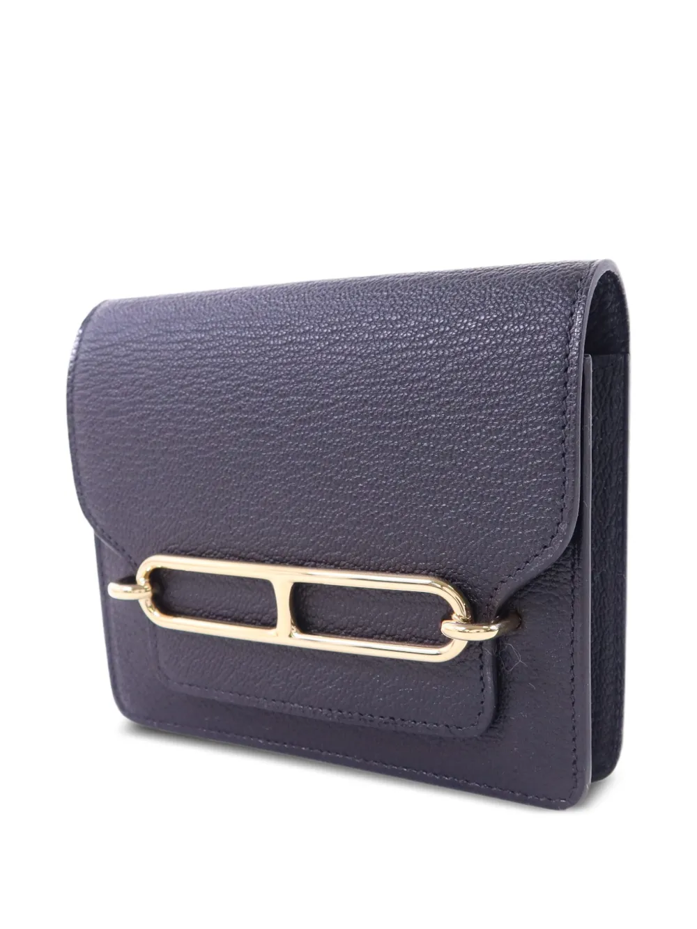 Hermès Pre-owned 2023 Roulis Slim Wallet in Blue, view 3