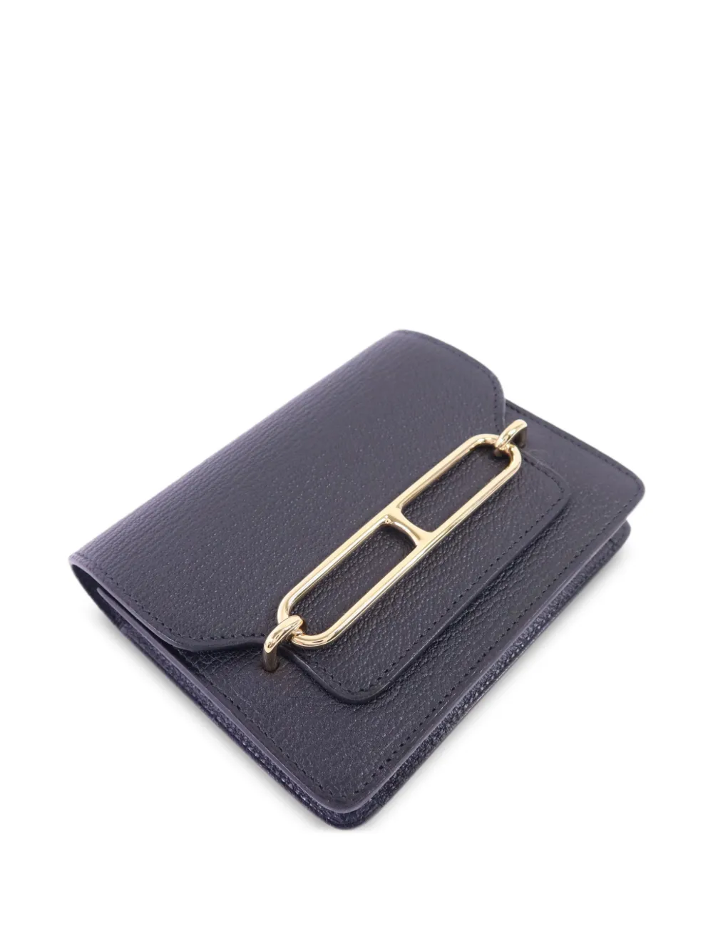 Hermès Pre-owned 2023 Roulis Slim Wallet in Blue, view 4