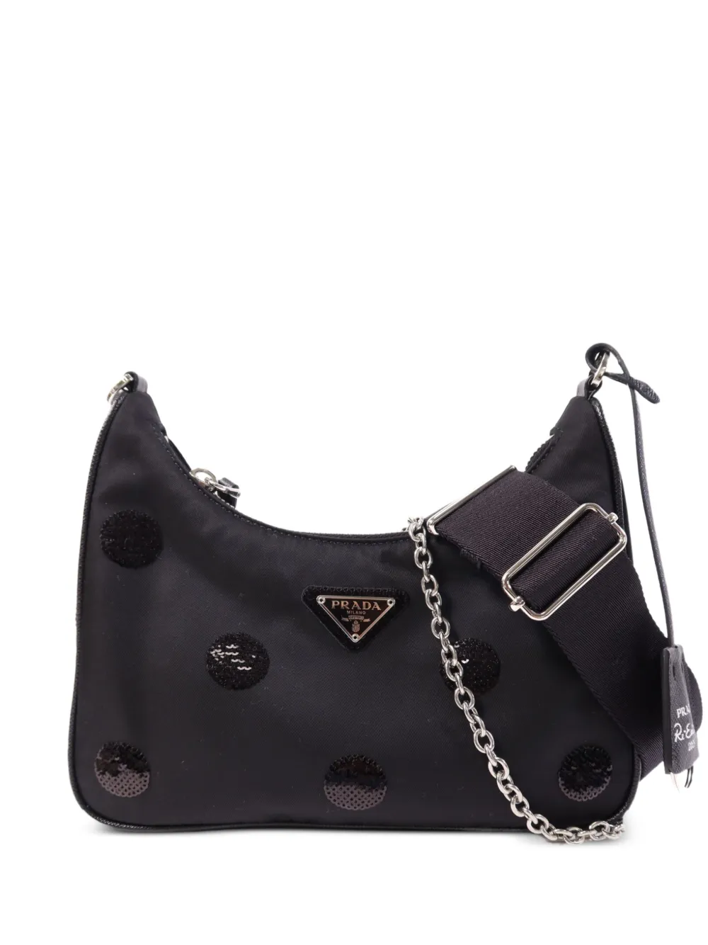 Prada Pre-Owned сумка на плечо Sequin в горох | черный | Image 1