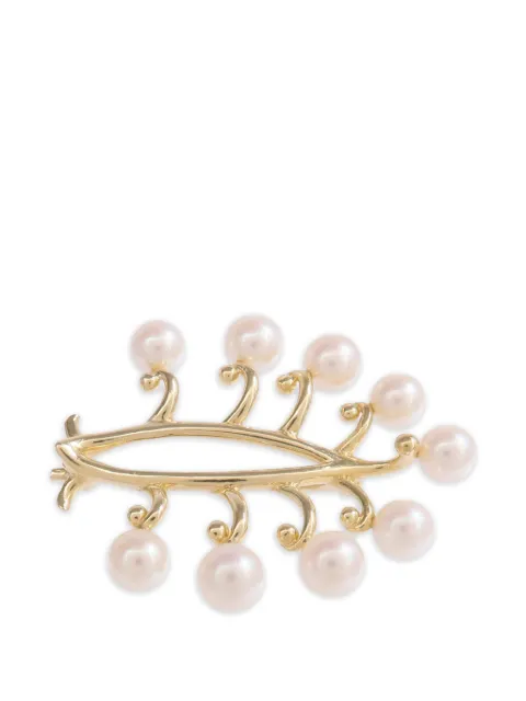 Mikimoto broche de perlas
