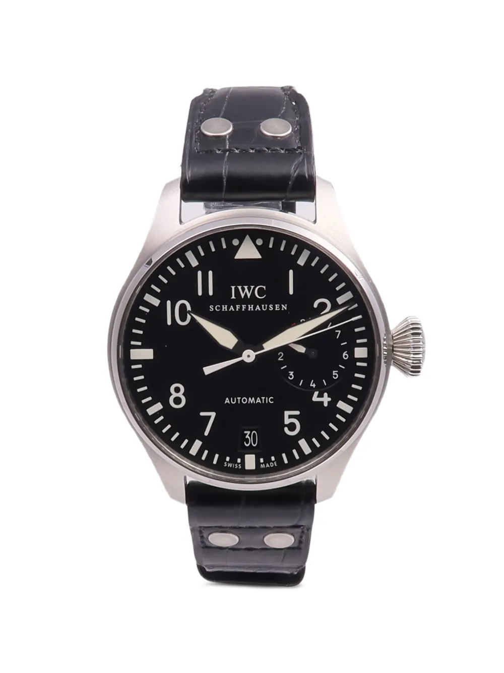 IWC Schaffhausen Big Pilot 7Days Power Reserve 46mm watch - Schwarz