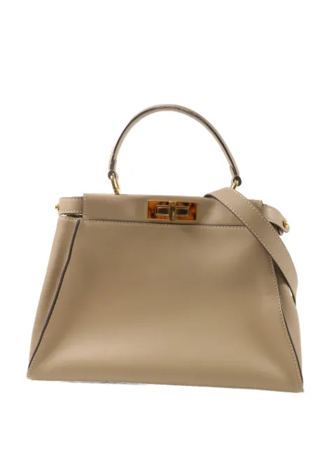 Fendi Pre-Owned Peekaboo leather shoulder bag