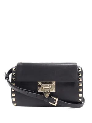 Gucci Pre-Owned 2016-2025 Small Pearl Studded Leather Padlock