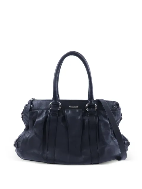 Celine Pre-Owned ruched leather shoulder bag