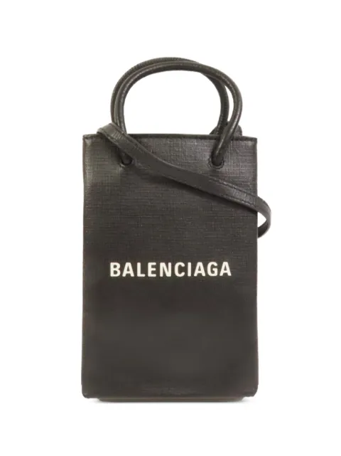 Balenciaga Pre-Owned logo-print crossbody bag