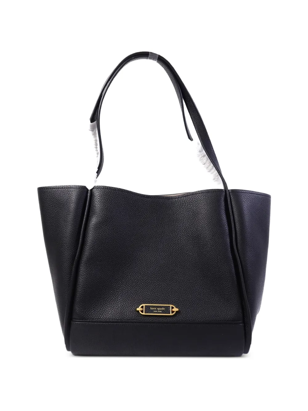 Kate Spade logo-plaque shoulder bag - Nero