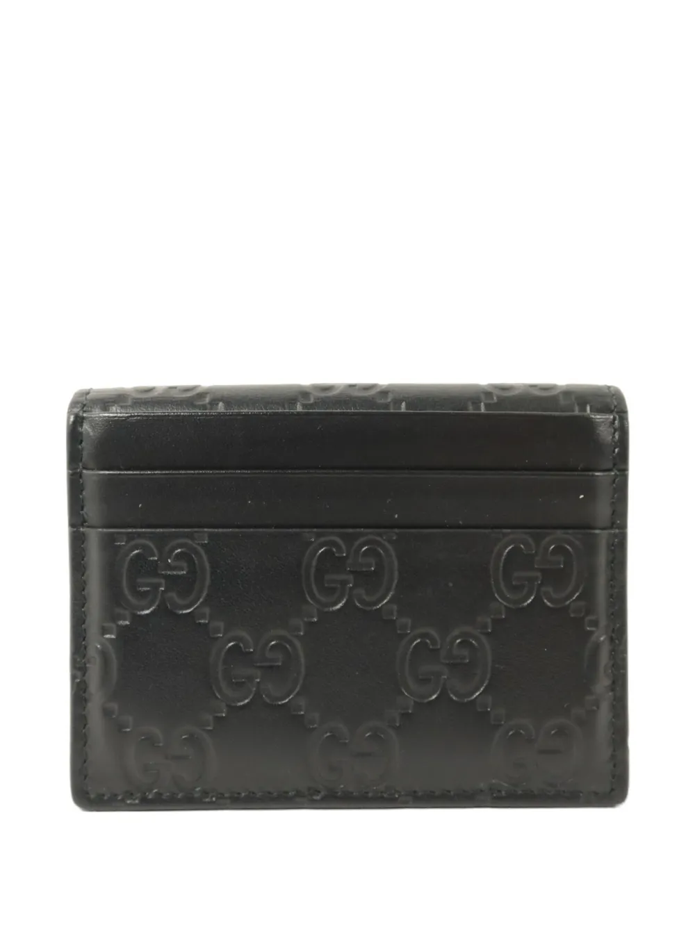 Gucci Pre-Owned GG canvas card holder - Schwarz