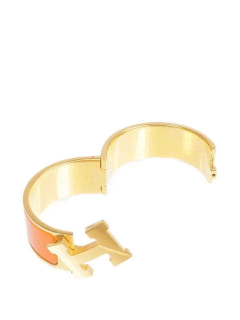 Hermès Pre-Owned Clic-Clac H enamel bracelet