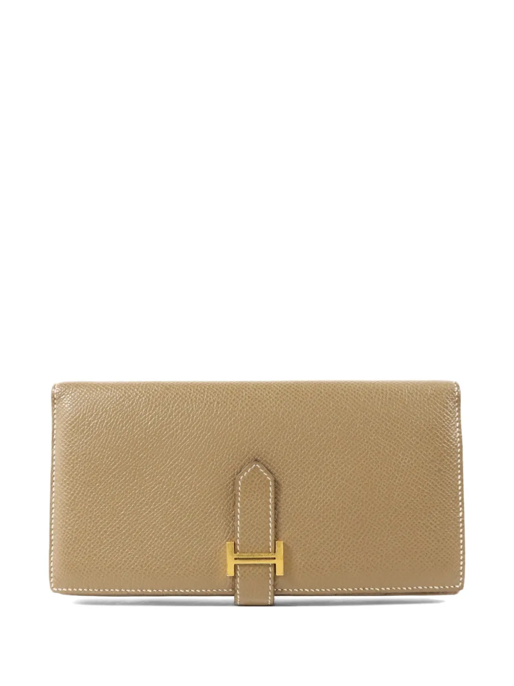 Hermès Pre-Owned Bearn Soufflet wallet - Grigio