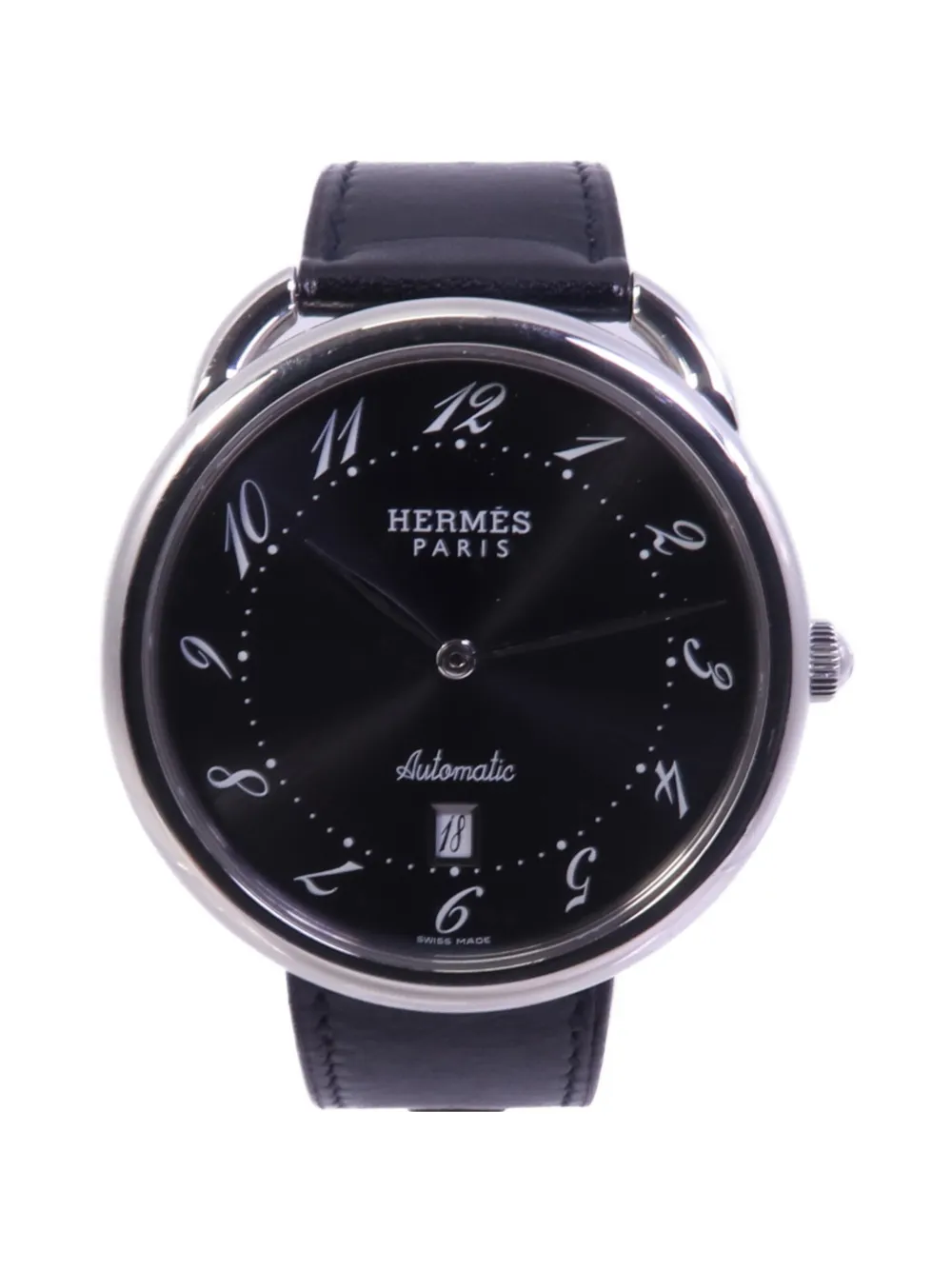 Hermès Pre-Owned Arceau 41mm watch - Nero