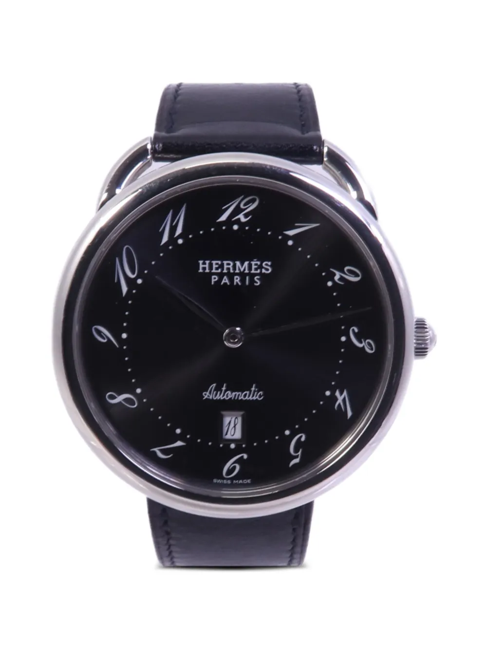 Hermès Pre-Owned Arceau 41mm watch - Nero