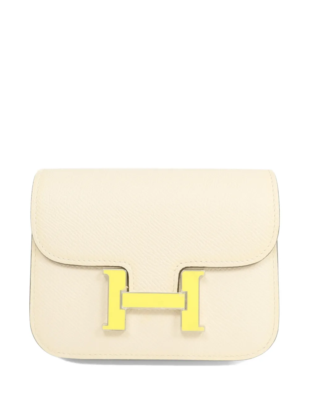 Hermès Pre-Owned 2022 Constance Epsom leather wallet - Toni neutri