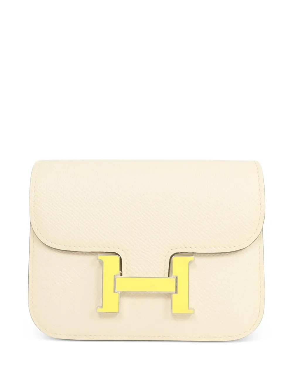 Hermès Pre-Owned 2022 Constance Epsom leather wallet - Toni neutri