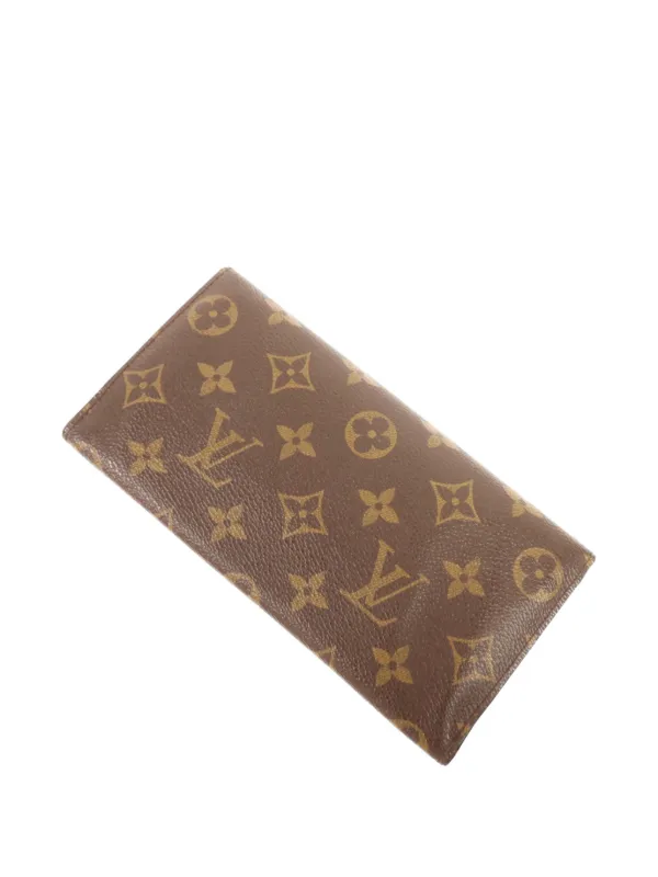 Louis Vuitton Pre-Owned モノグラム 長財布 | ブラウン | FARFETCH JP
