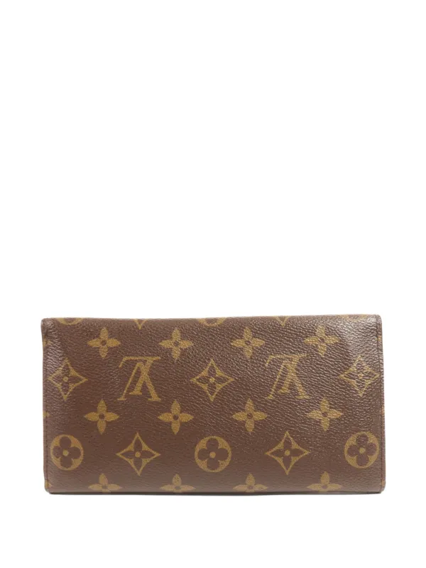 ルイヴィトン長財布モノグラムブランドブラウン茶色 Louis Vuitton Pre-Owned モノグラム 長財布 | ブラウン | FARFETCH JP