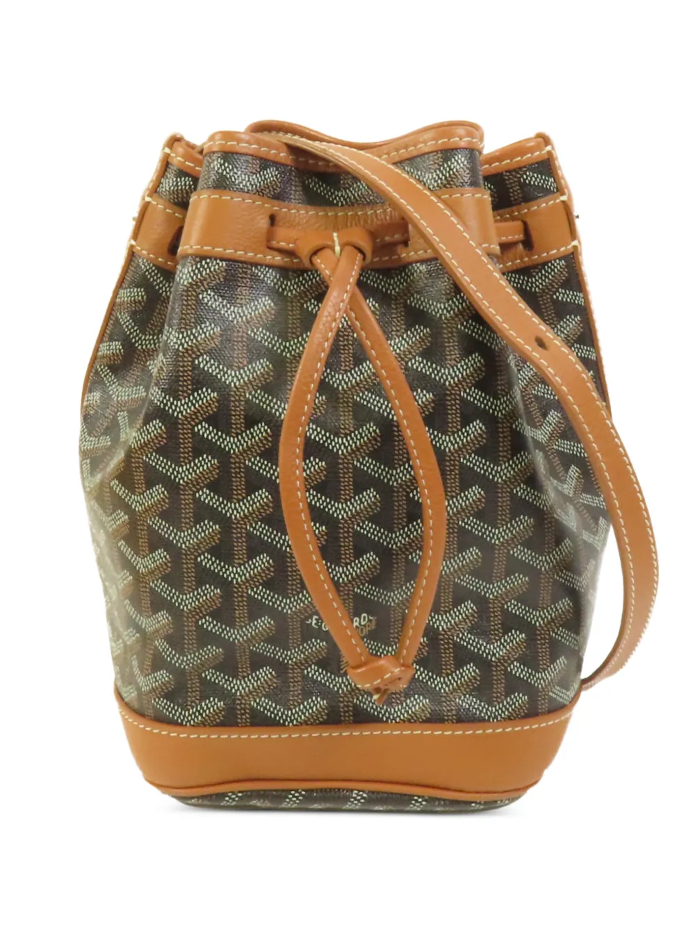 Goyard Pre-Owned Petit Flot bucket bag - Braun