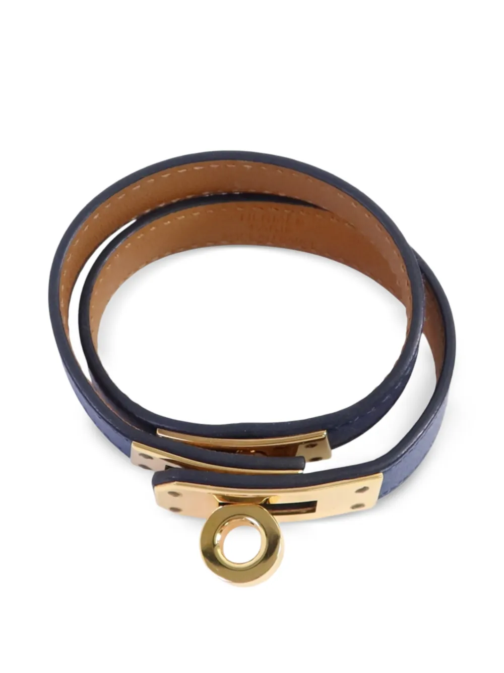 Hermès Pre-Owned 2019 ケリー ダブル T1 ブレスレット | ゴールド 