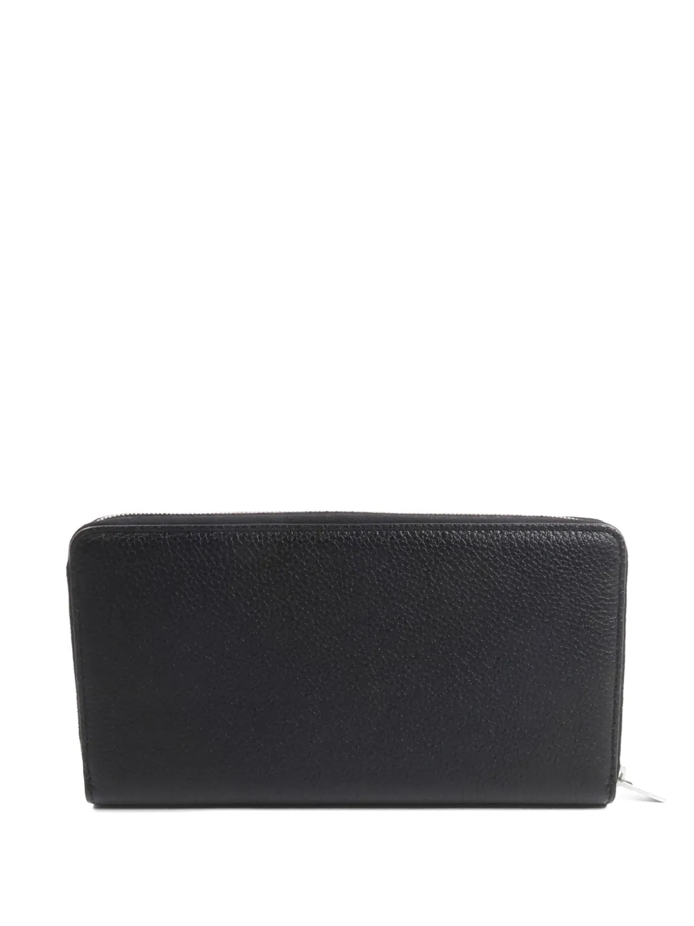 Celine Pre-owned Grained Leather Wallet in Black, view 2