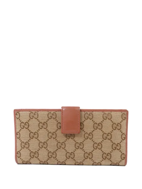 Gucci Pre-Owned GG canvas bifold wallet
