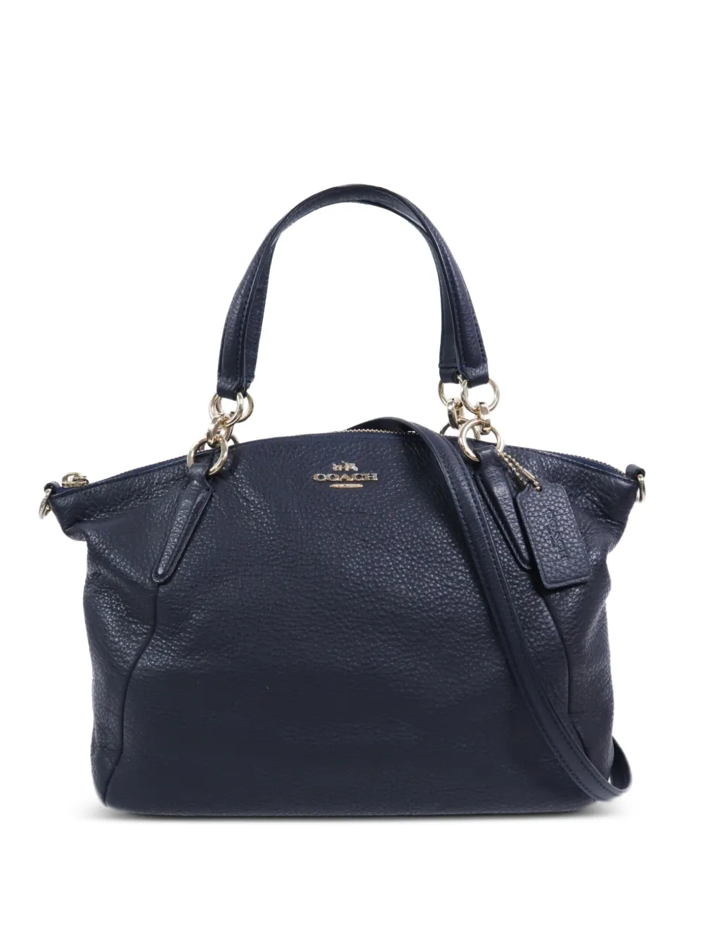 Coach Vintage leather tote bag - Blu
