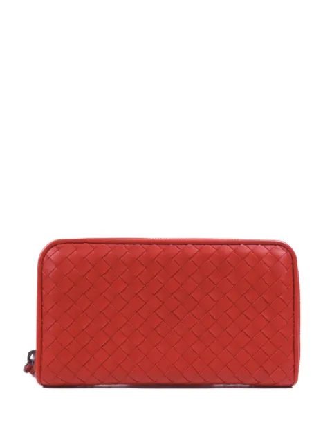 Bottega Veneta Pre-Owned Intrecciato zip-around wallet