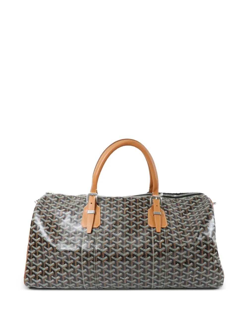 Goyard Pre-Owned Goyardine Boston 50 tote bag - Braun