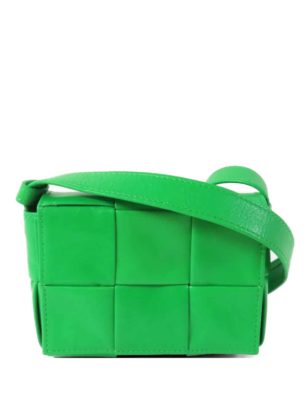 Bottega Veneta Pre-Owned Cassette Intrecciato shoulder bag - Grün