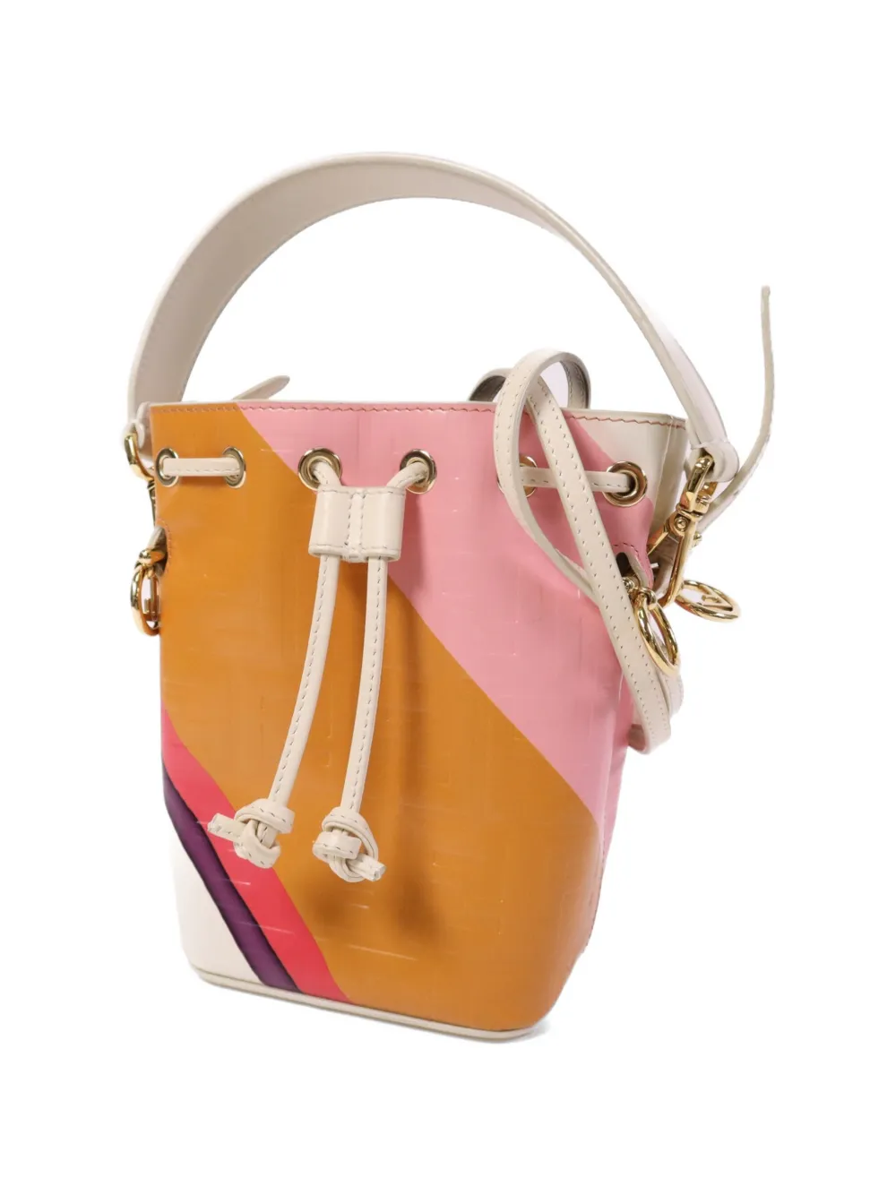 Fendi Pre-Owned モン トレゾール 2way ミニバッグ | ホワイト