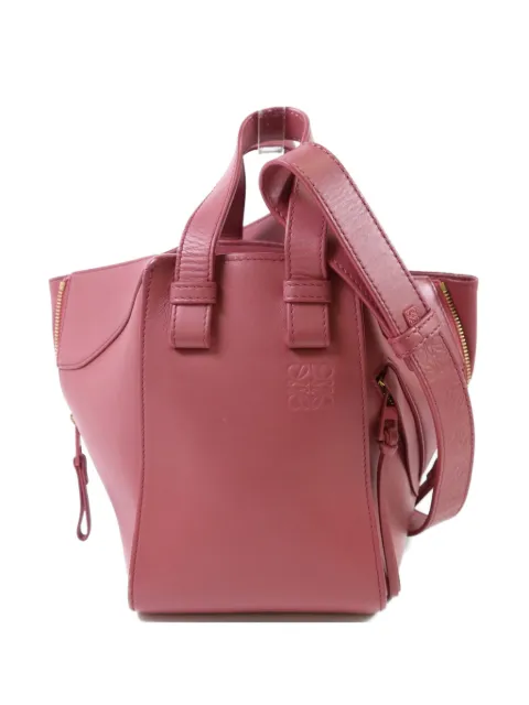 Loewe Pre-Owned small Hammock leather shoulder bag