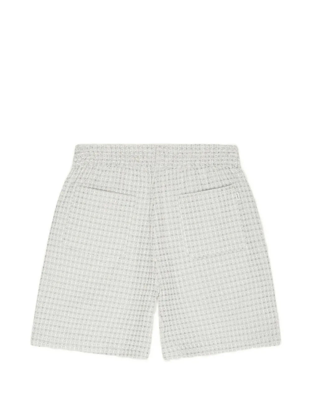 Les Deux Geruite shorts met trekkoord Grijs
