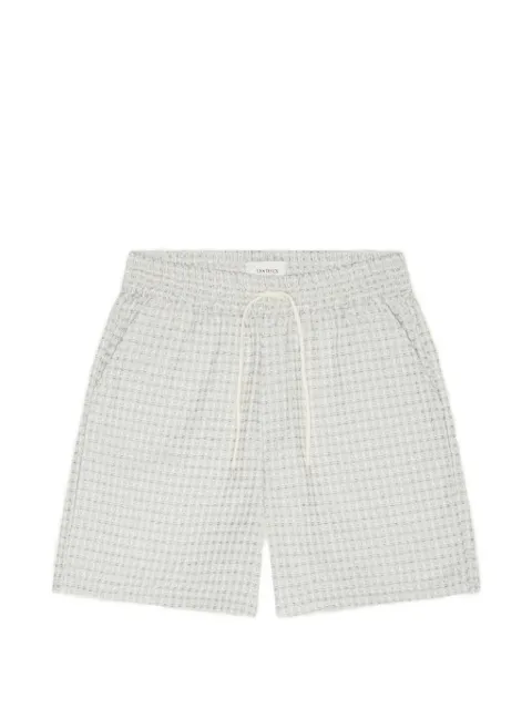Les Deux checkered-pattern drawstring shorts