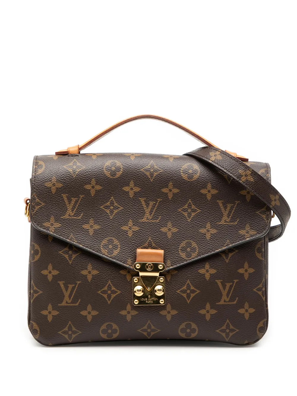 Louis Vuitton Pre-Owned 2019 Monogram Pochette Metis satchel - Marrone