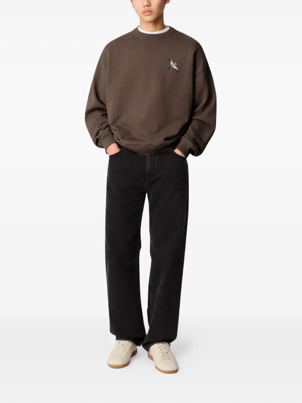 Axel Arigato Micro Bee Bird sweater Bruin