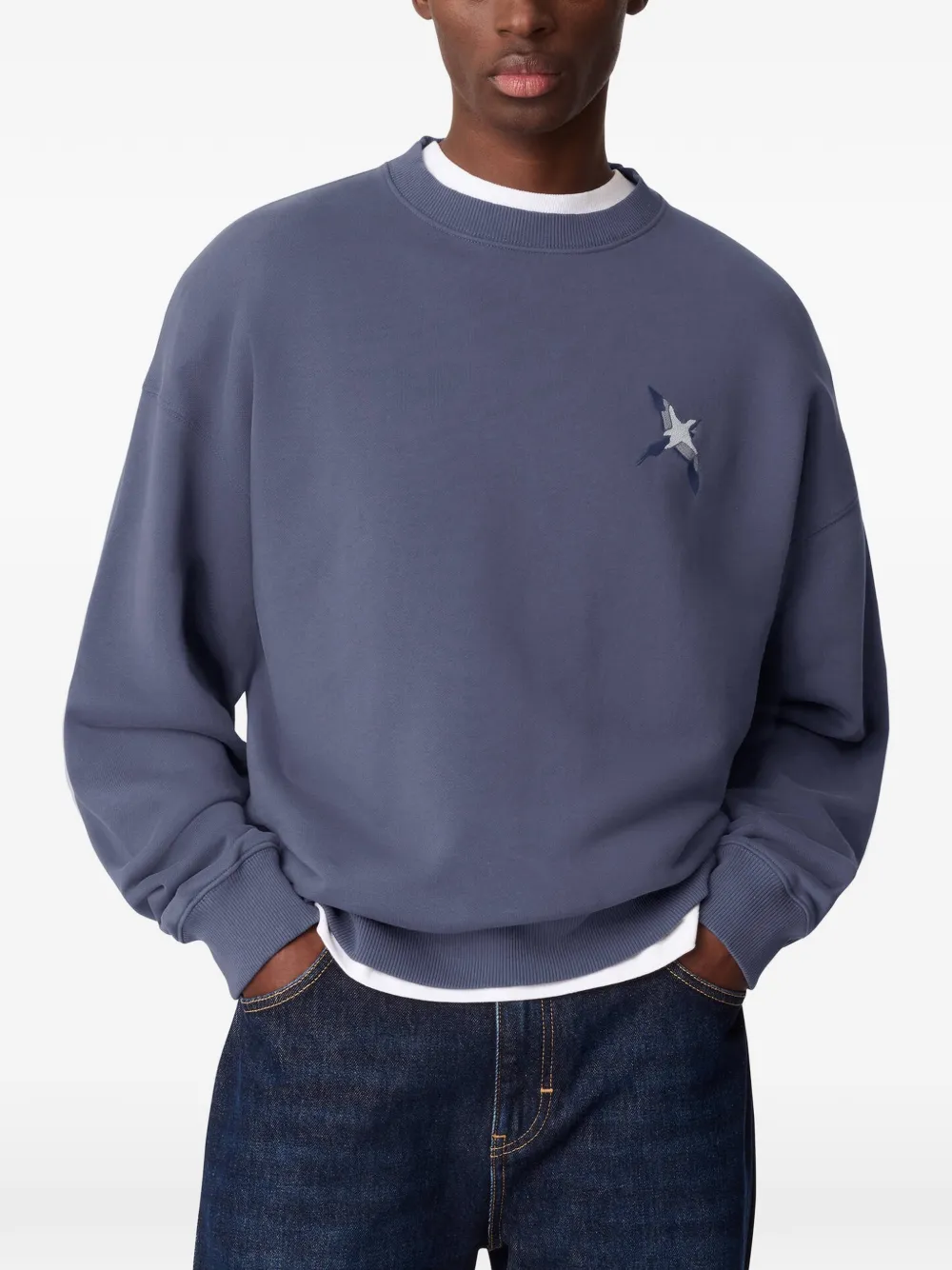 Axel Arigato Micro Bee Bird sweater Blauw