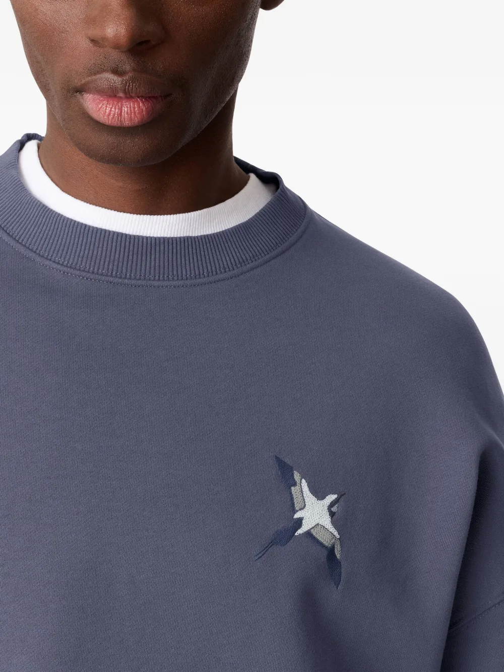 Axel Arigato Micro Bee Bird sweater Blauw