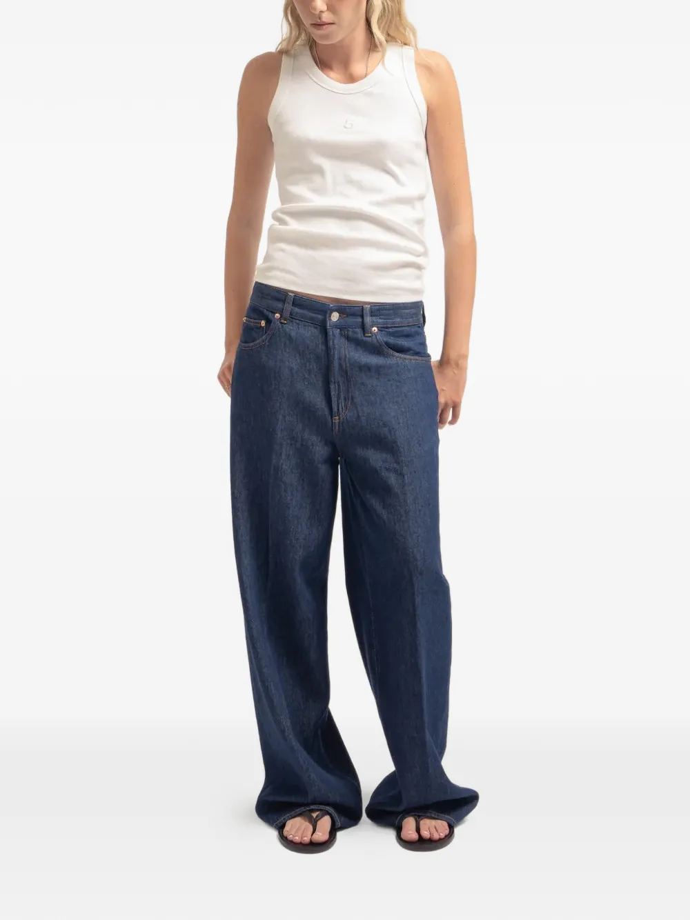 Department 5 Express wide-leg jeans - Blu