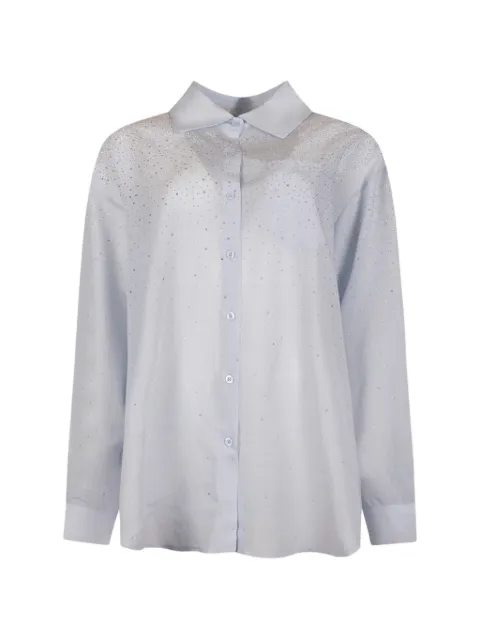 Giovanni Paris camisa con apliques de strass