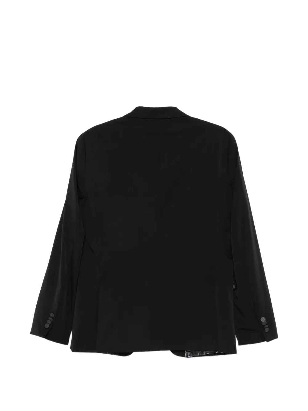 Karl Lagerfeld Blazer met enkele rij knopen en gekerfde revers Zwart