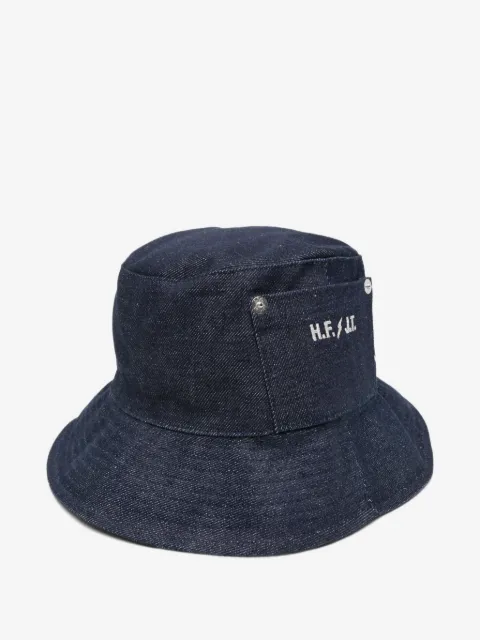 A.P.C. logo-print bucket hat
