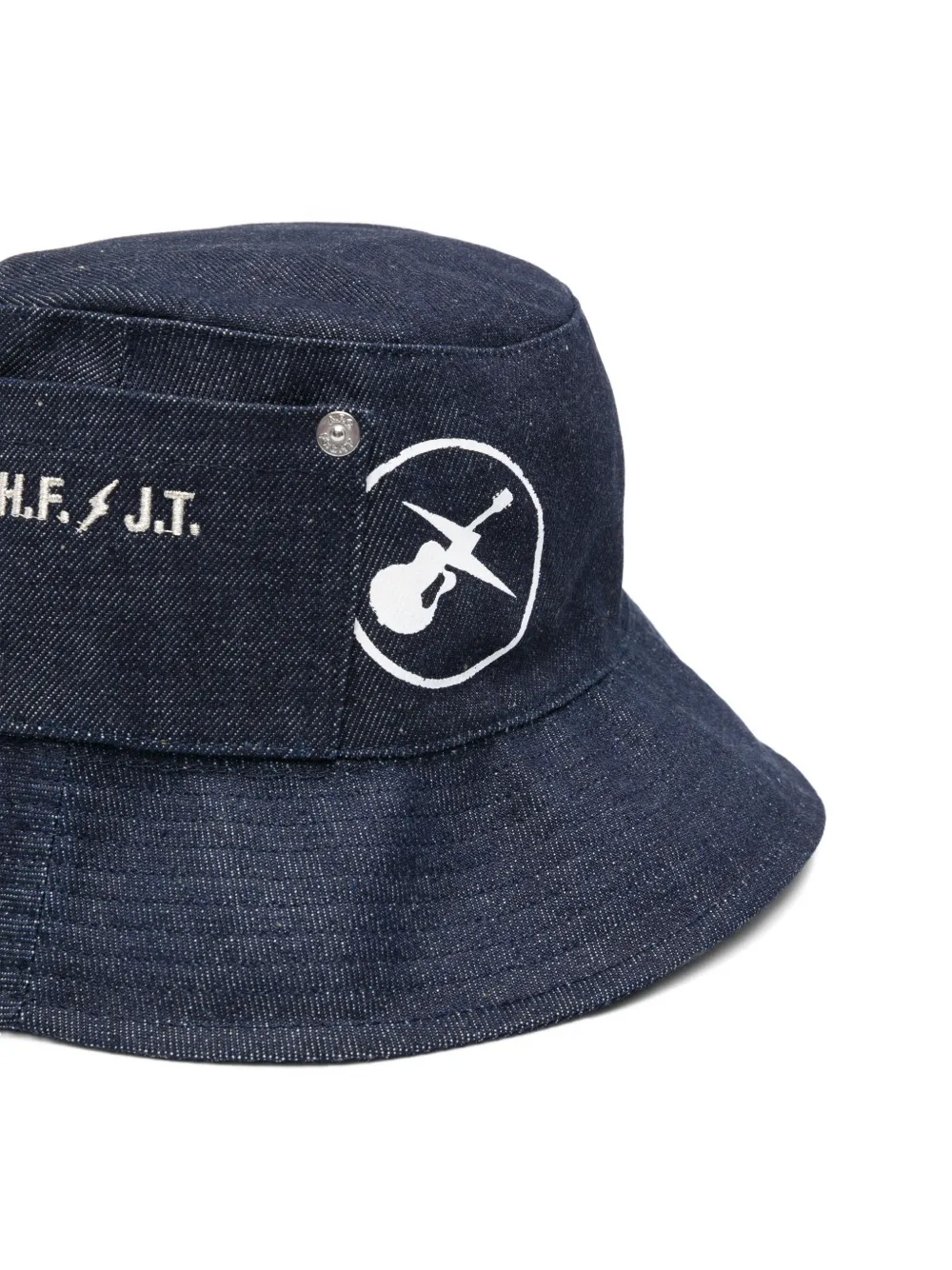 A.P.C. Vissershoed met logoprint Blauw