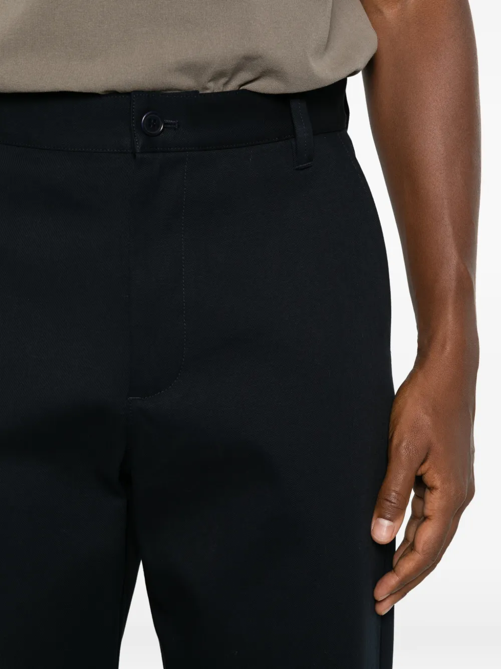 A.P.C. Katoenen straight broek Blauw