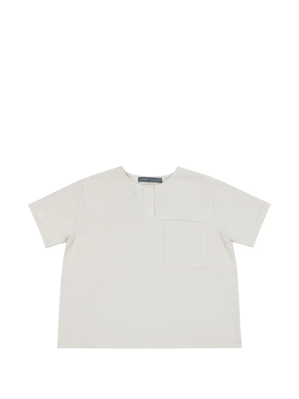 minimù chest-pocket short-sleeve T-shirt - Toni neutri