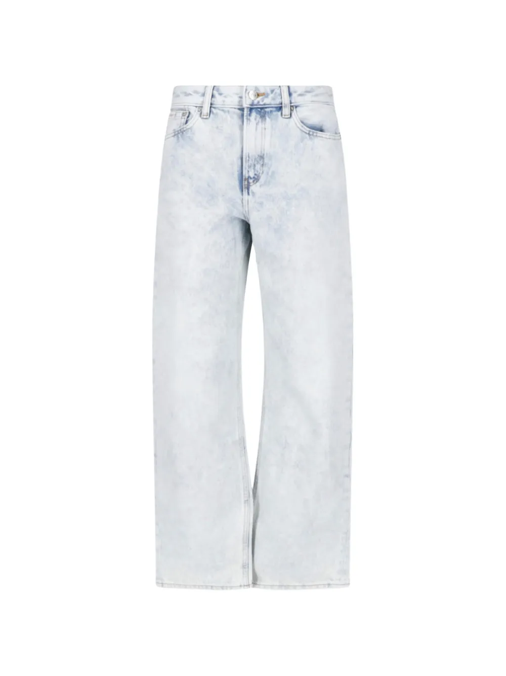 Calvin Klein Jeans dritti con lavaggio acido - Blu
