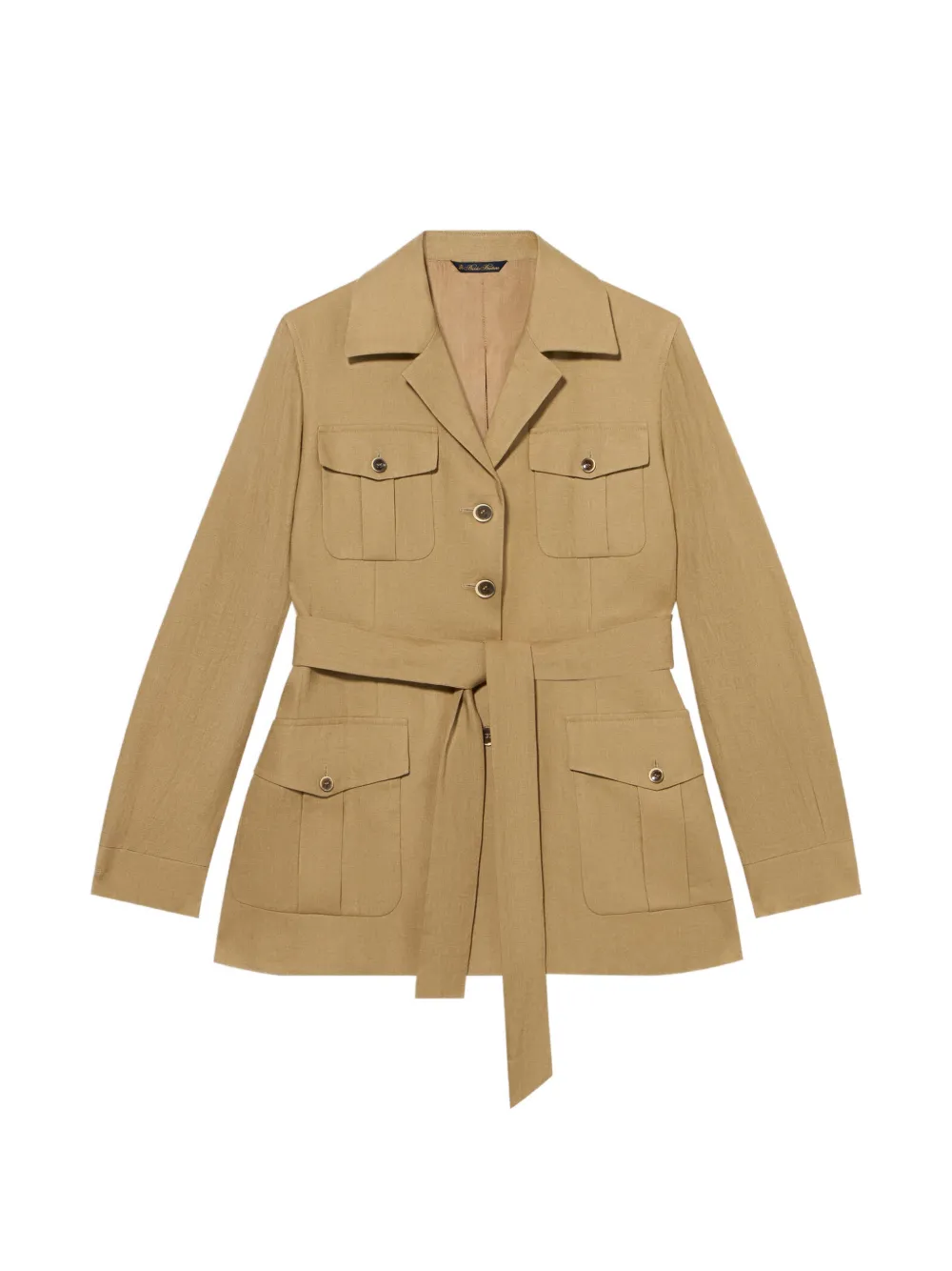 Brooks Brothers belted safari jacket - Nude