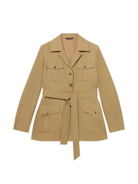 Brooks Brothers belted safari jacket