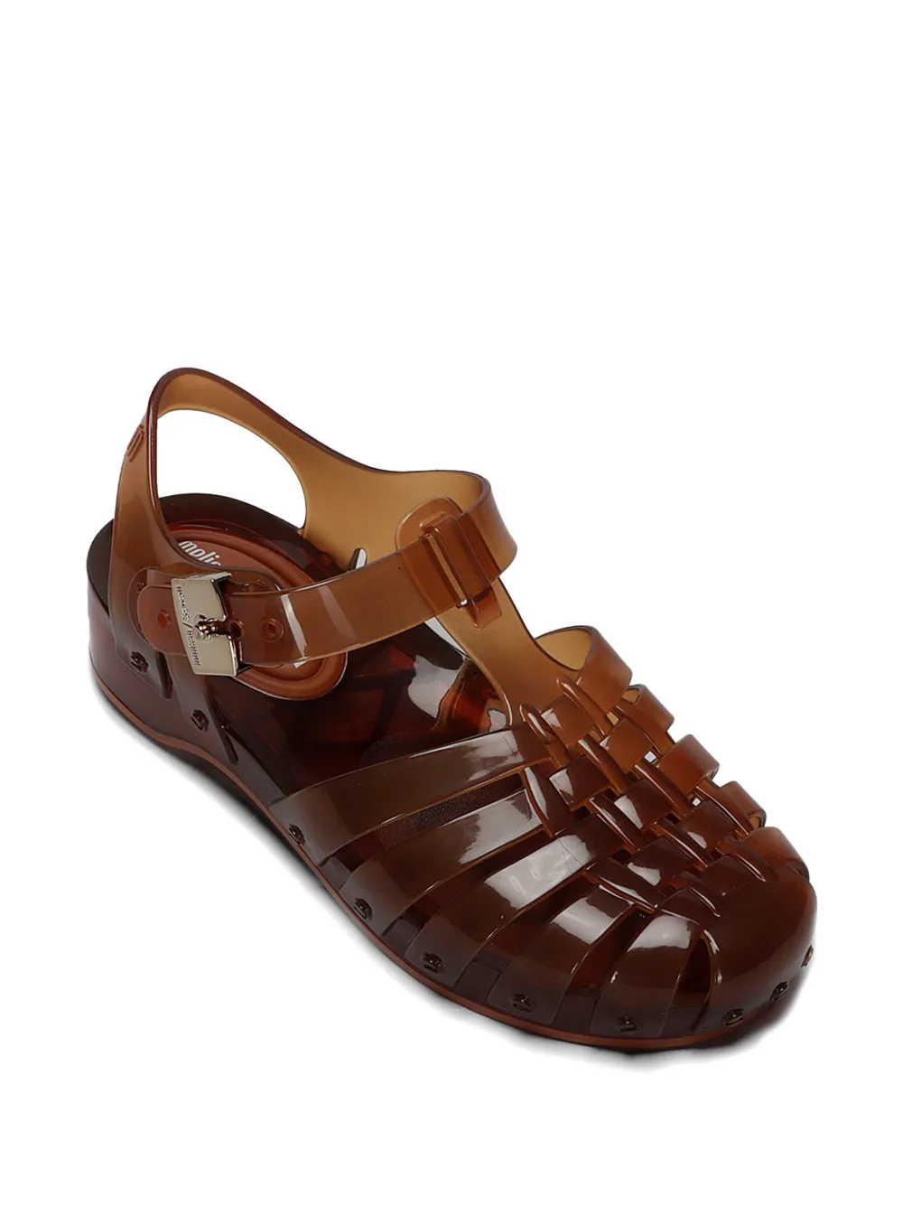 Melissa x Scholl Possession Pescura cage sandals Bruin