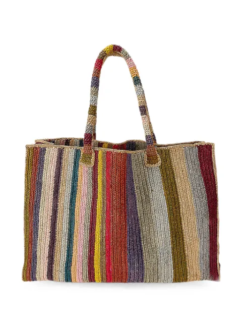 Gabriele Frantzen bolso shopper Weekender a rayas