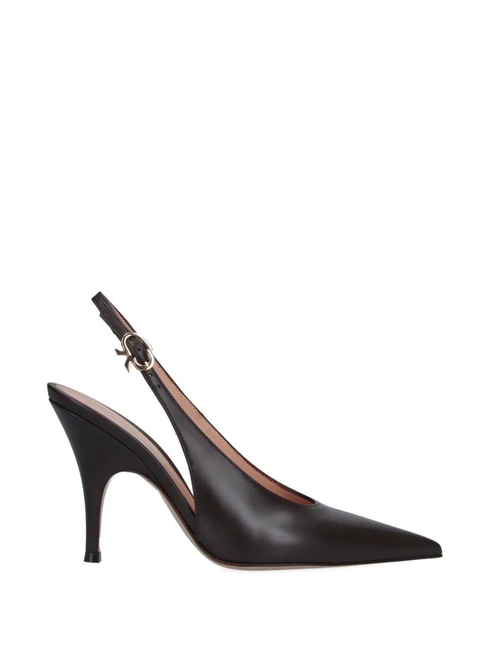 Gianvito Rossi Sofia 95 pointed-toe pumps - Marrone