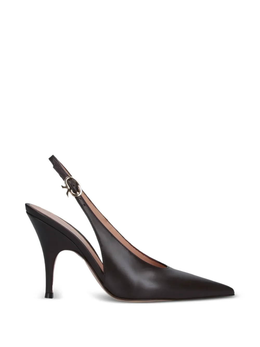 Gianvito Rossi Sofia 95 pointed-toe pumps - Marrone
